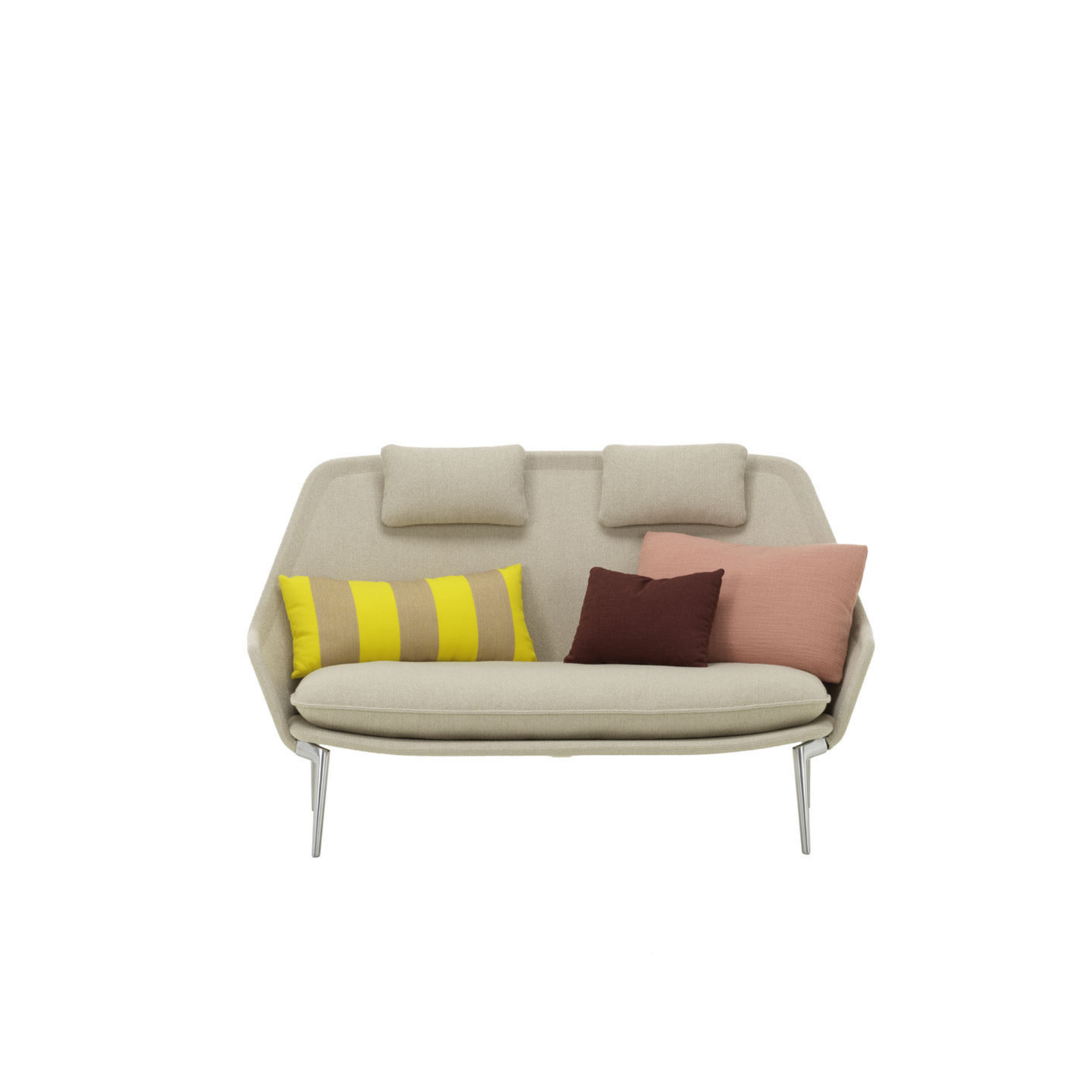 Vitra(ヴィトラ) スローソファ(ファブリック) バックレストクッション3個付き