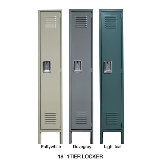 18" LYON RECESSED HANDLE LOCKER - 1TIER