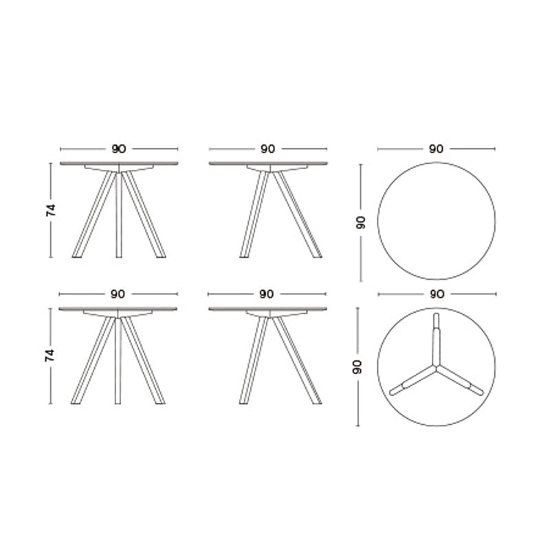 HAY(ヘイ)COPENHAGUE(コペンハーグ)  CPH 20 ROUND / Φ90 x H74(新仕様)