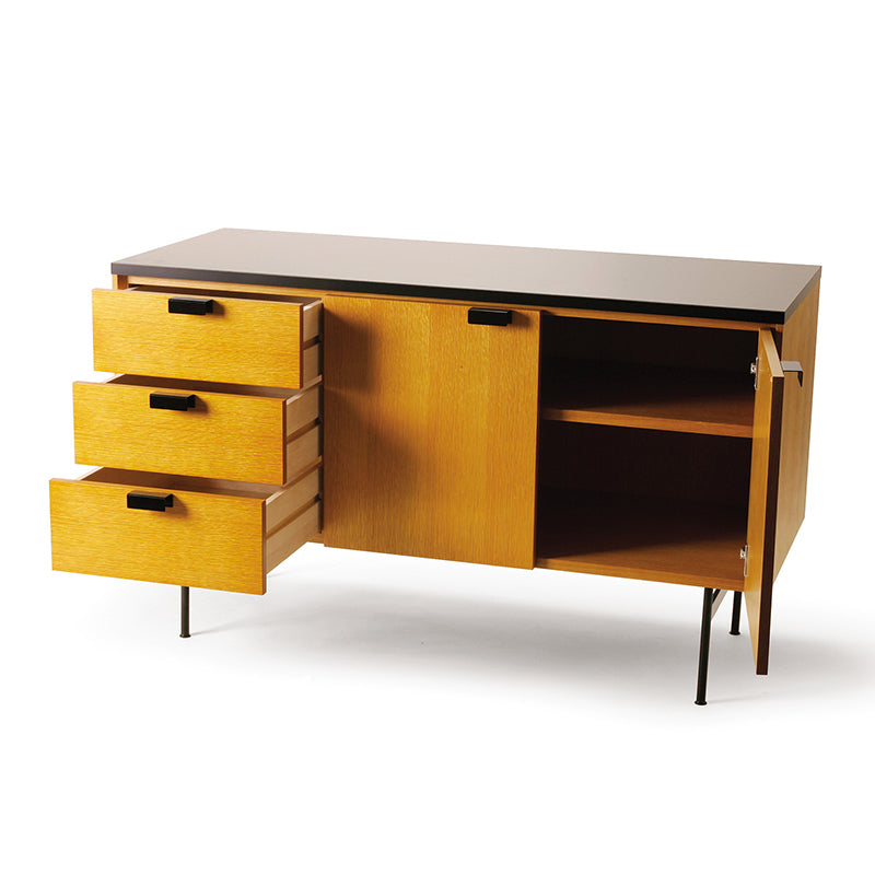 ピエール・ポラン F061サイドボード オーク材/ブラック