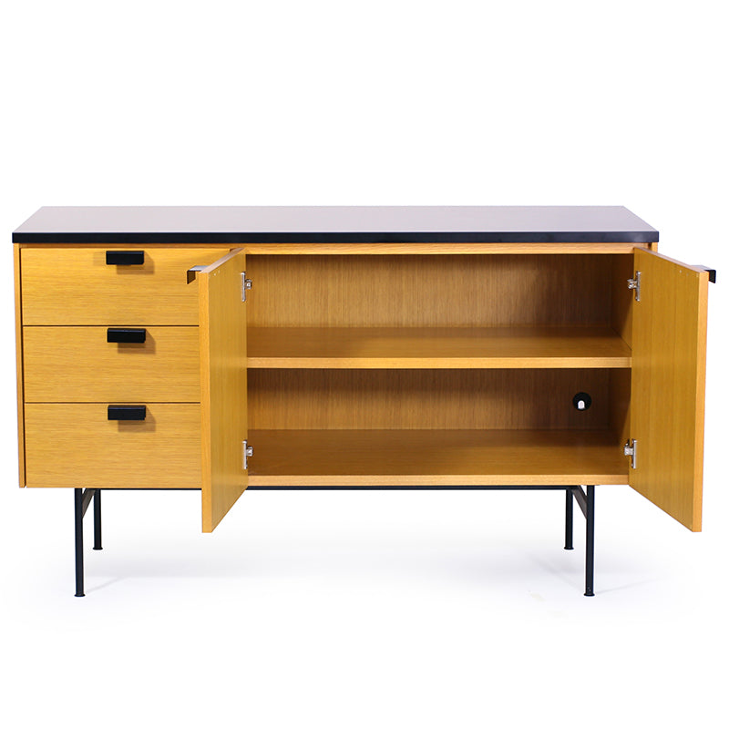 ピエール・ポラン F061サイドボード オーク材/ブラック