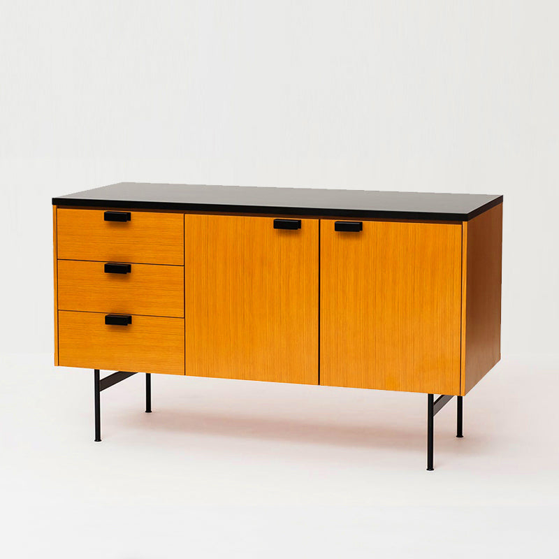 ピエール・ポラン F061サイドボード オーク材/ブラック