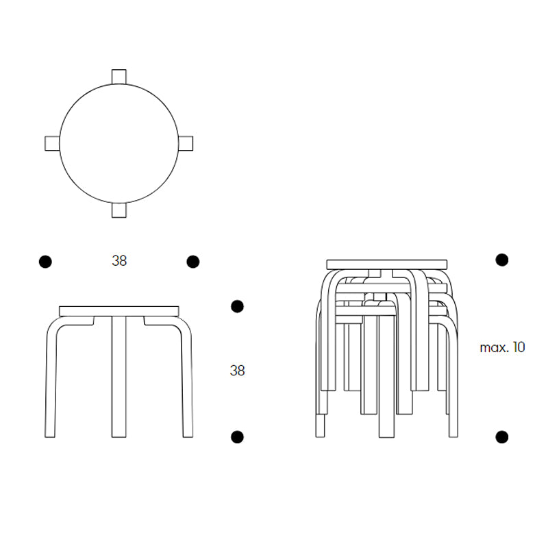 Artek(アルテック)子供用スツール NE60