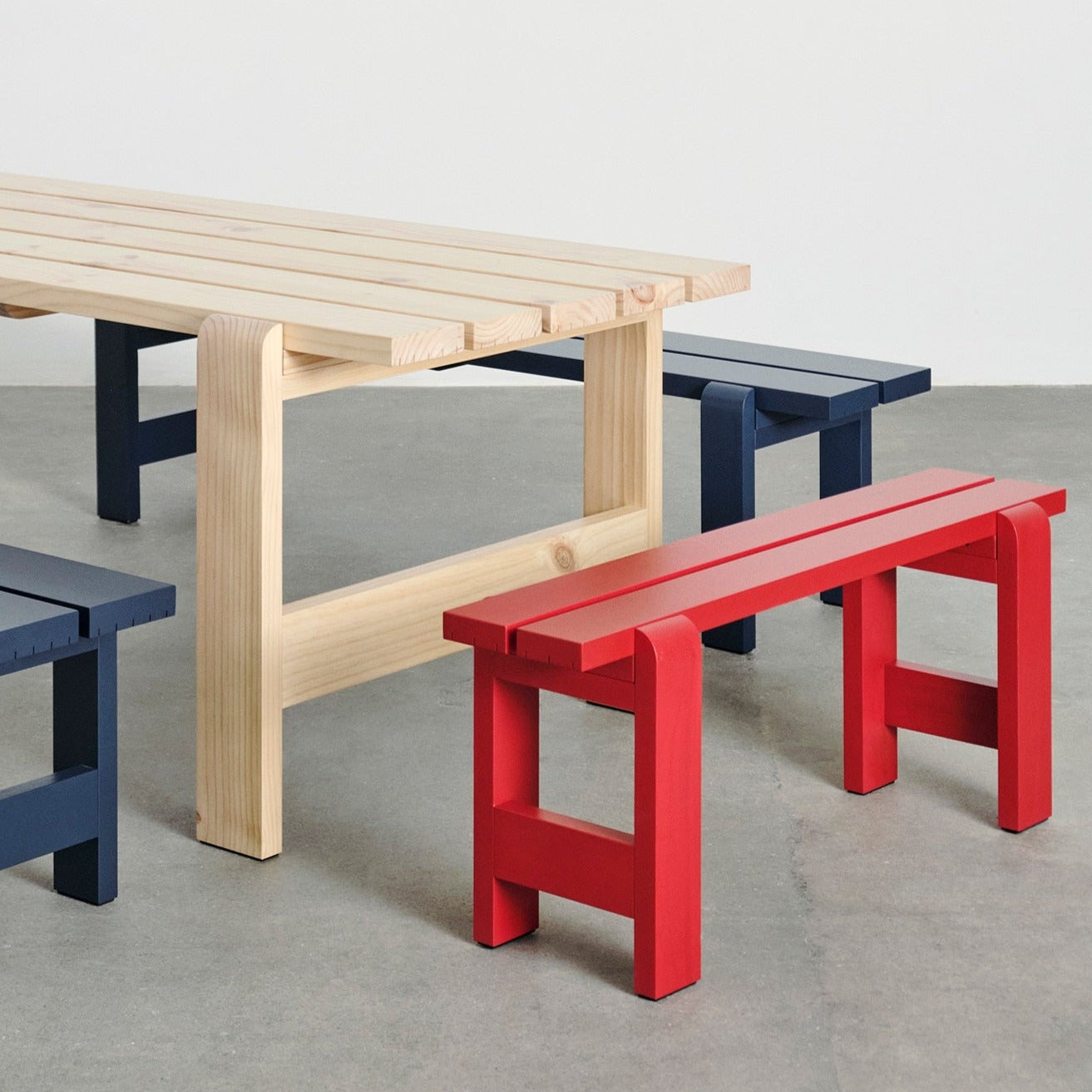 HAY(ヘイ)WEEKDAY(ウィークデー) WEEKDAY BENCH / W111 x D23 x H45 cm(チェア)