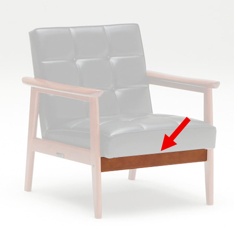 カリモク60 Kチェア 前下桟 ウォールナット塗装