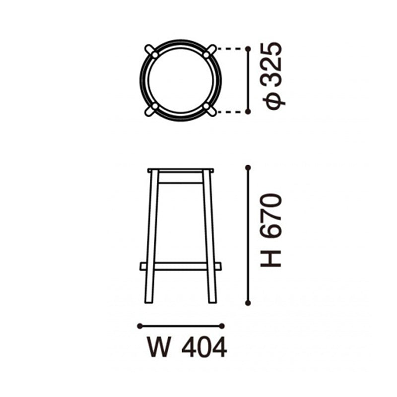 カリモクニュースタンダード キャストールバースツール LOW