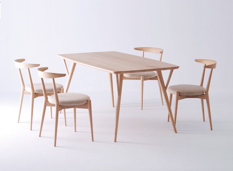 Forms(フォルムス)K2タイプダイニングテーブル (奥行き900~1000mm)