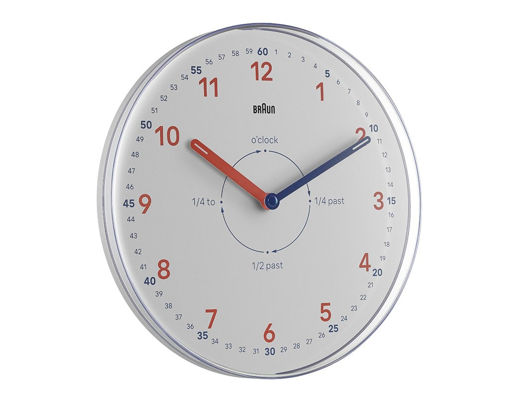 BRAUN ウォールクロック BC26TW タイムティーチャー