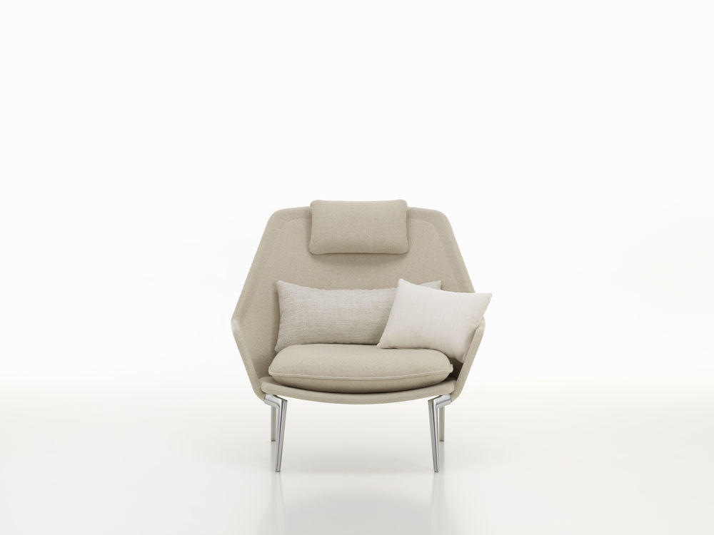 Vitra(ヴィトラ) スローチェア単体 (ファブリック) バックレストクッション2個付き