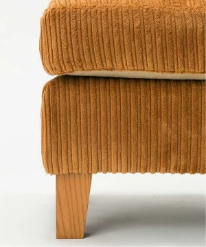 ACME Furniture(アクメファニチャー)JETTY FEATHER OTTOMAN MUSTARD(ジェティー フェザー オットマン マスタード )