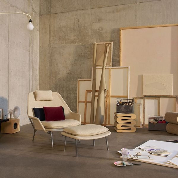 Vitra(ヴィトラ) スローチェア単体 (ファブリック) バックレストクッション2個付き
