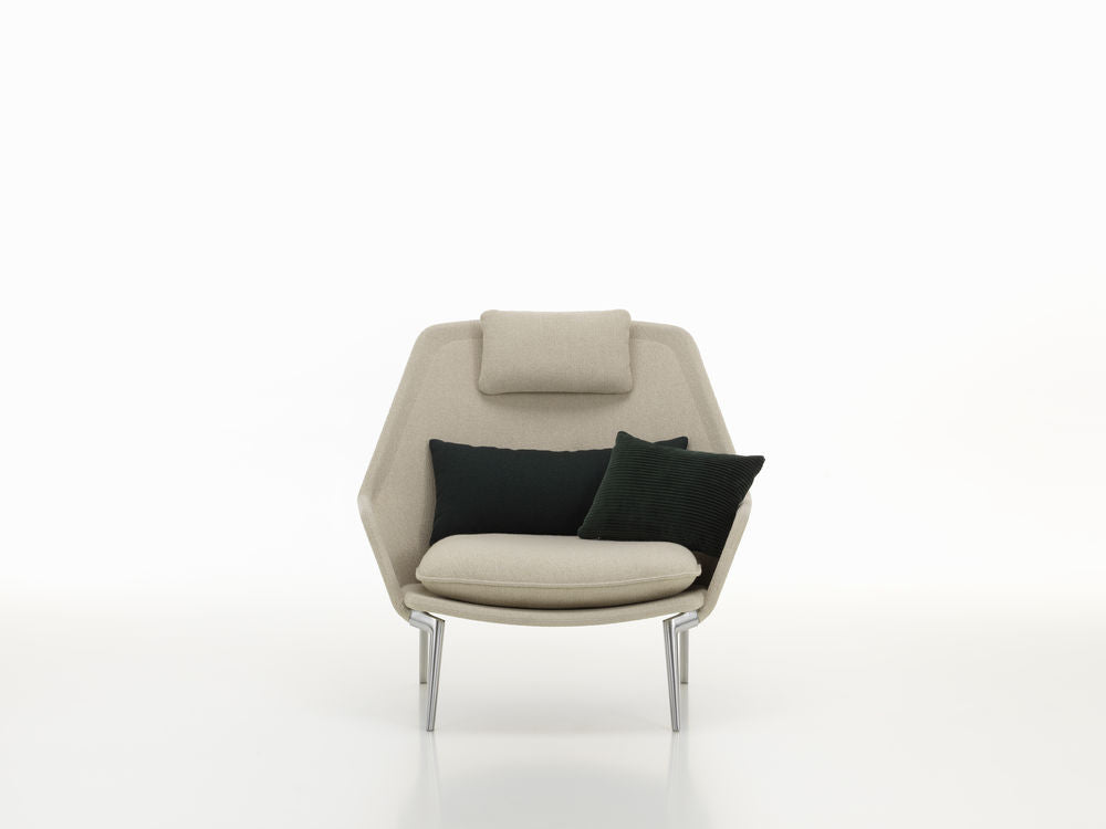 Vitra(ヴィトラ) スローチェア単体 (ファブリック) バックレストクッション2個付き