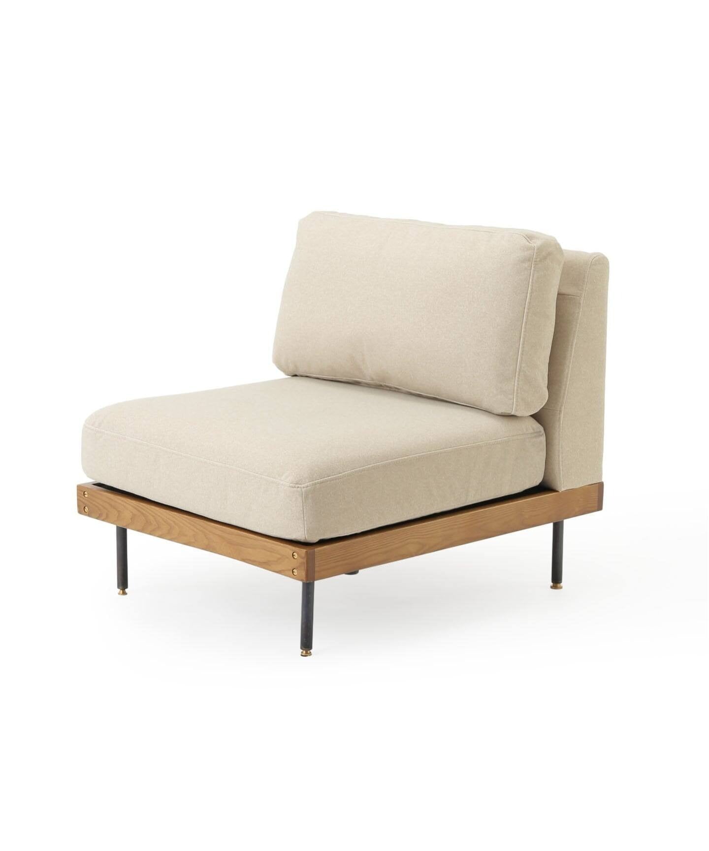 JOURNAL STANDARD FURNITURE(ジャーナルスタンダードファニチャー ) リルソファー 1P 25AW Fabric アイボリー