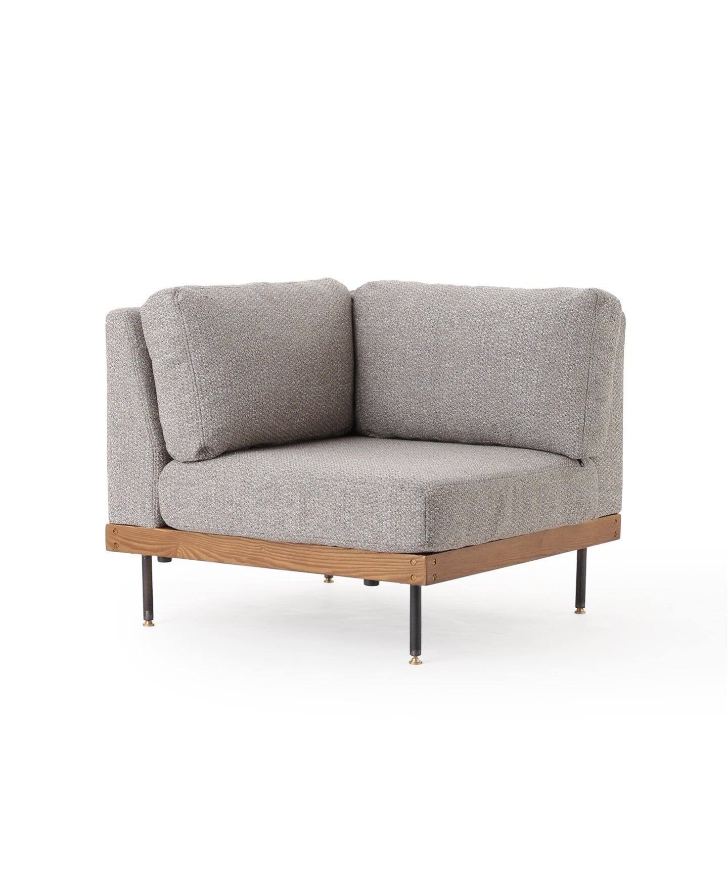 JOURNAL STANDARD FURNITURE(ジャーナルスタンダードファニチャー ) リルコーナーソファ 2ND 25 グレー