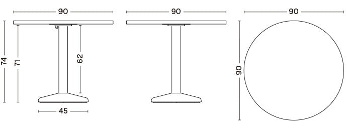 HAY(ヘイ)CERAMIC TABLE(セラミックテーブル)
