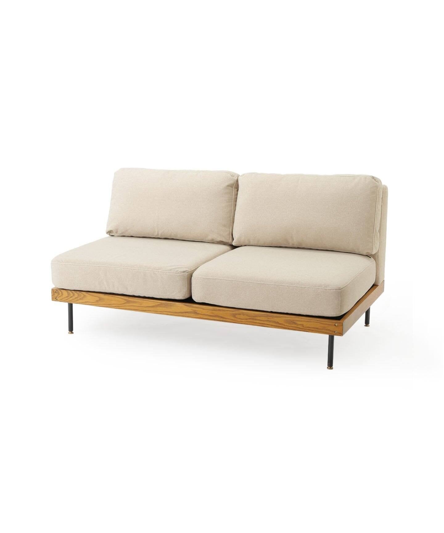 JOURNAL STANDARD FURNITURE(ジャーナルスタンダードファニチャー ) リルソファー 2P 25AW Fabric アイボリー