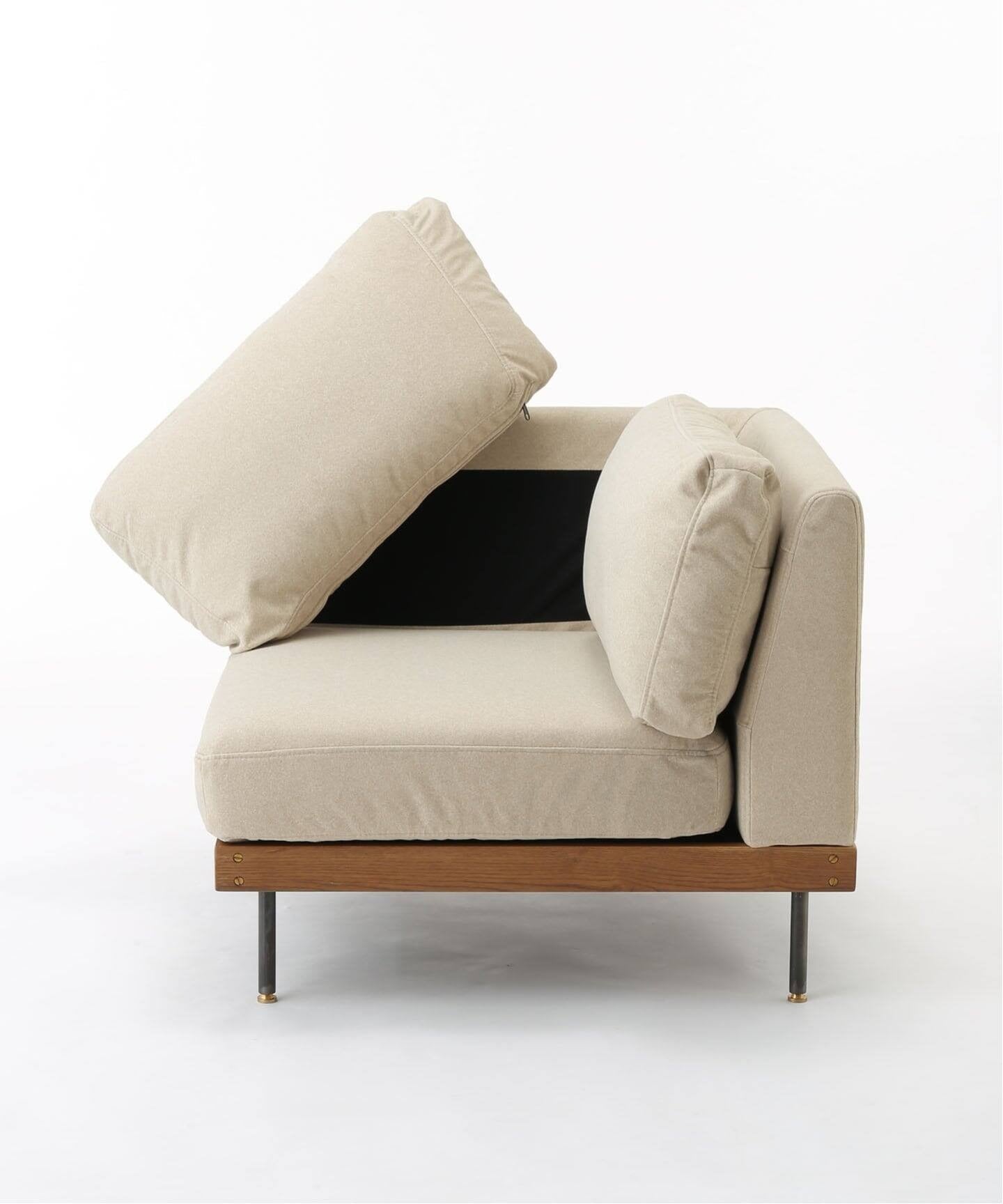 JOURNAL STANDARD FURNITURE(ジャーナルスタンダードファニチャー ) リルコーナーソファ 25AW Fabricアイボリー
