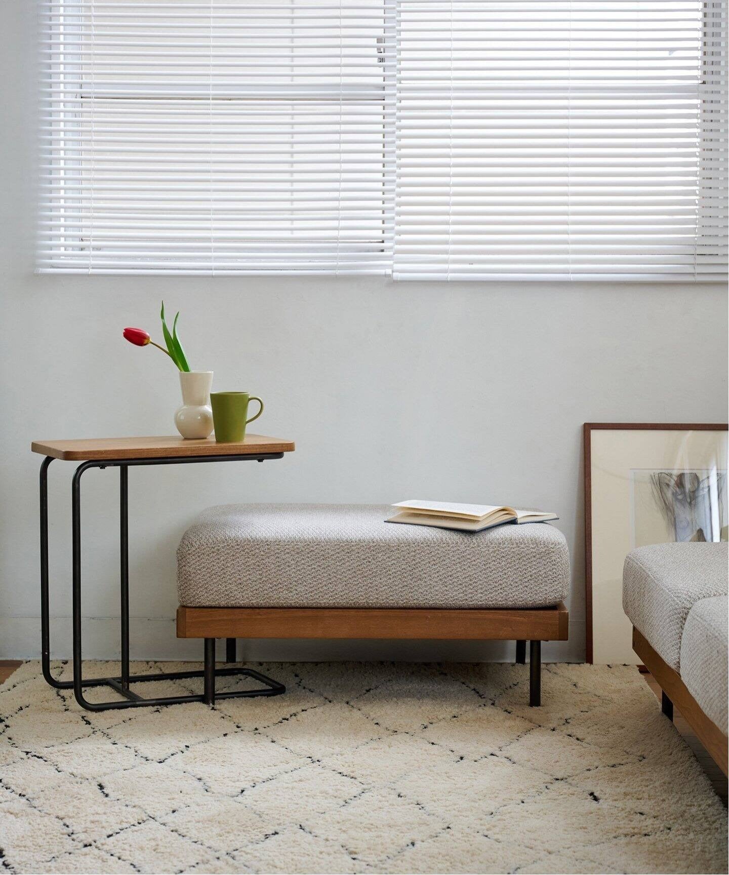 JOURNAL STANDARD FURNITURE(ジャーナルスタンダードファニチャー ) リル オットマン 2ND 25 アイボリー