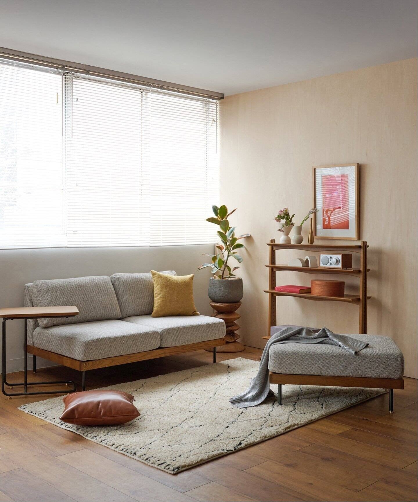 JOURNAL STANDARD FURNITURE(ジャーナルスタンダードファニチャー ) リル オットマン 2ND 25 アイボリー