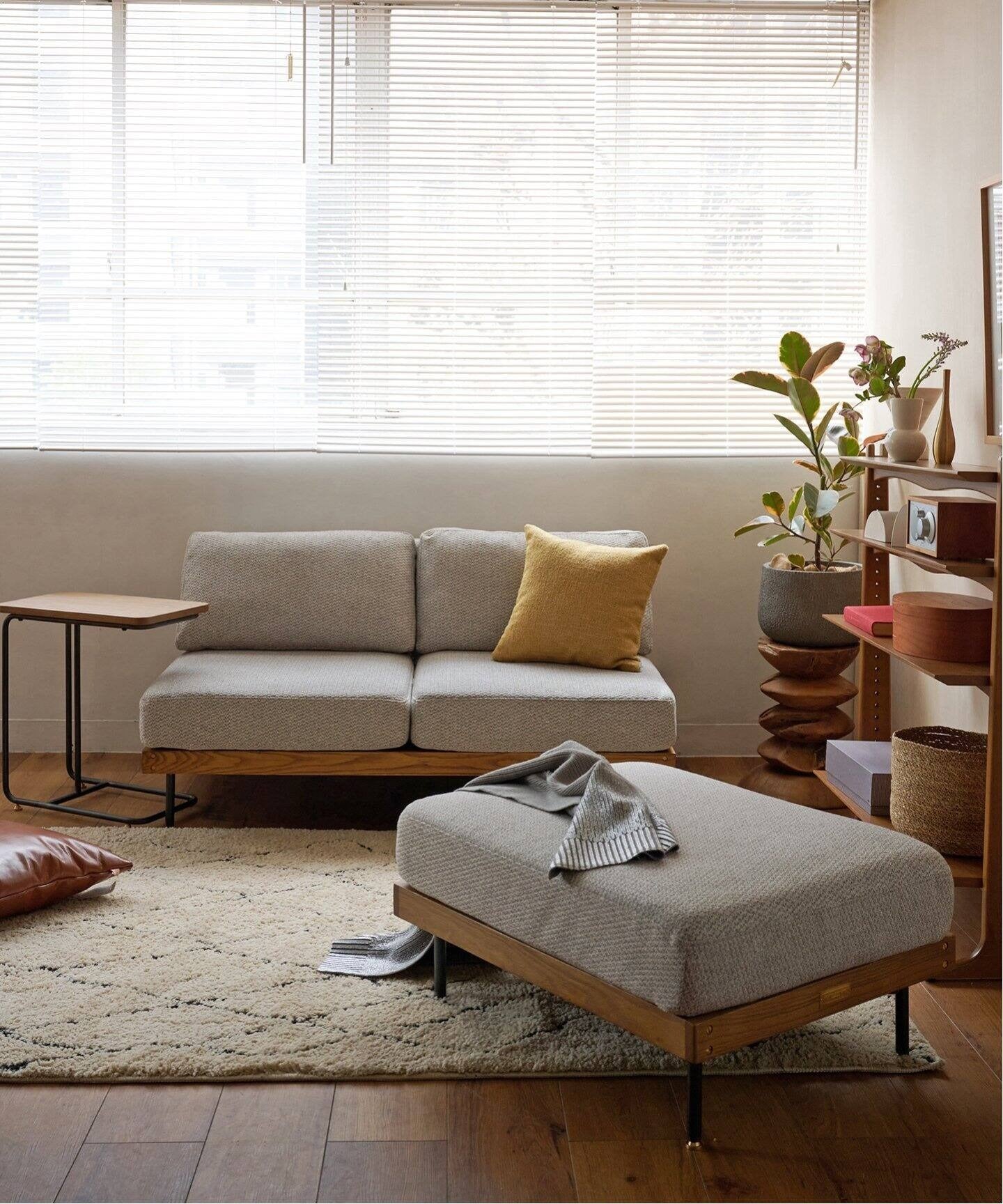 JOURNAL STANDARD FURNITURE(ジャーナルスタンダードファニチャー ) リル オットマン 2ND 25 アイボリー