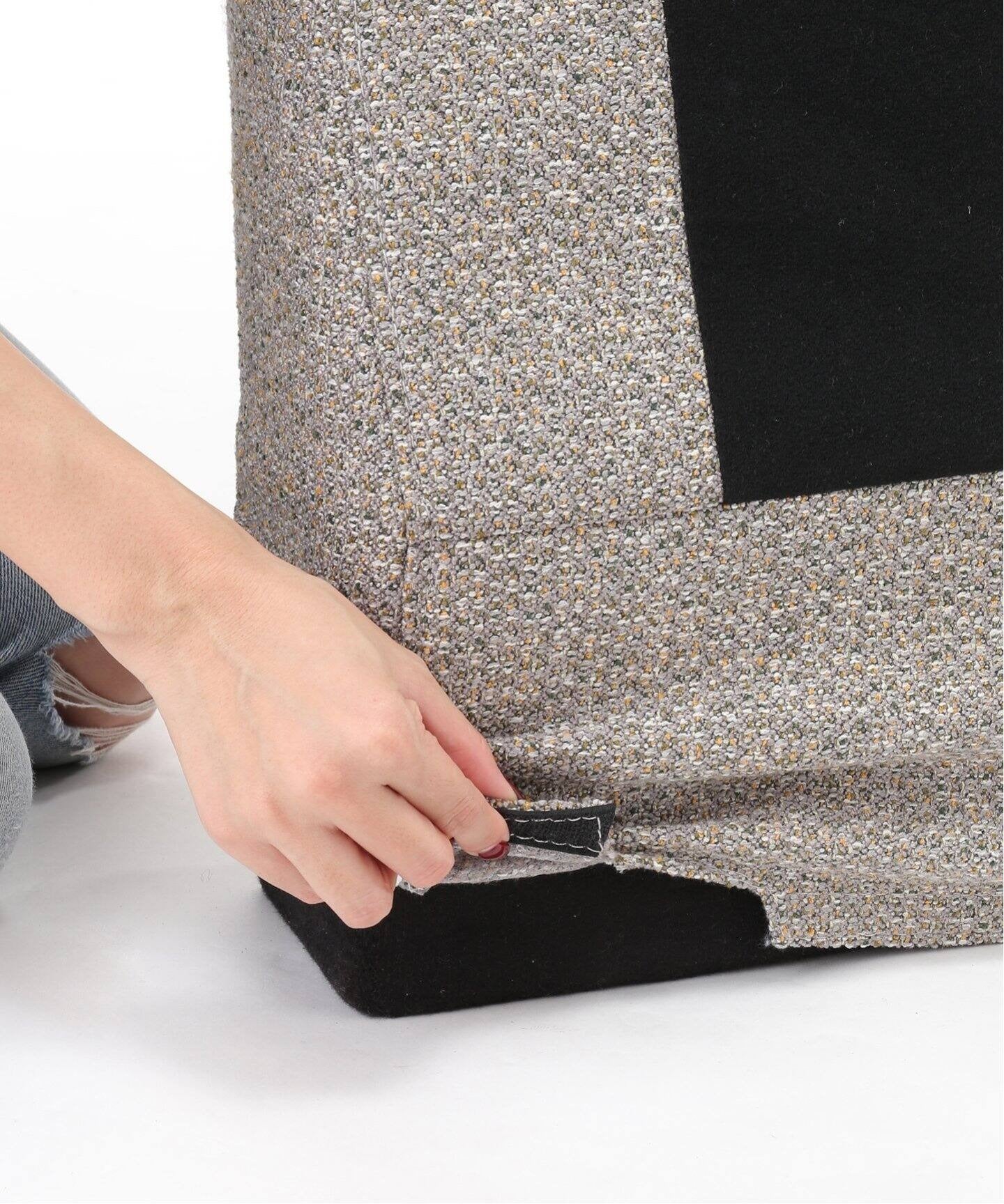 JOURNAL STANDARD FURNITURE(ジャーナルスタンダードファニチャー ) リルソファー 1シーター グレー