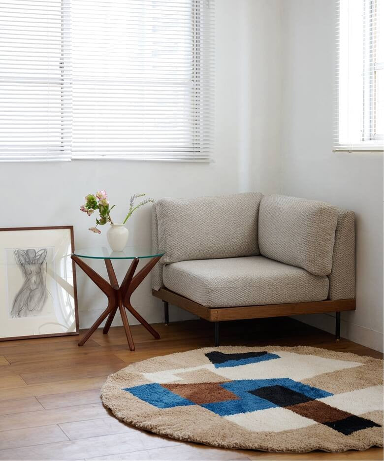 JOURNAL STANDARD FURNITURE(ジャーナルスタンダードファニチャー ) リルコーナーソファ 2ND 25 アイボリー