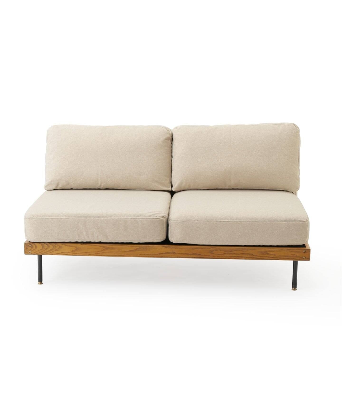 JOURNAL STANDARD FURNITURE(ジャーナルスタンダードファニチャー ) リルソファー 2P 25AW Fabric アイボリー