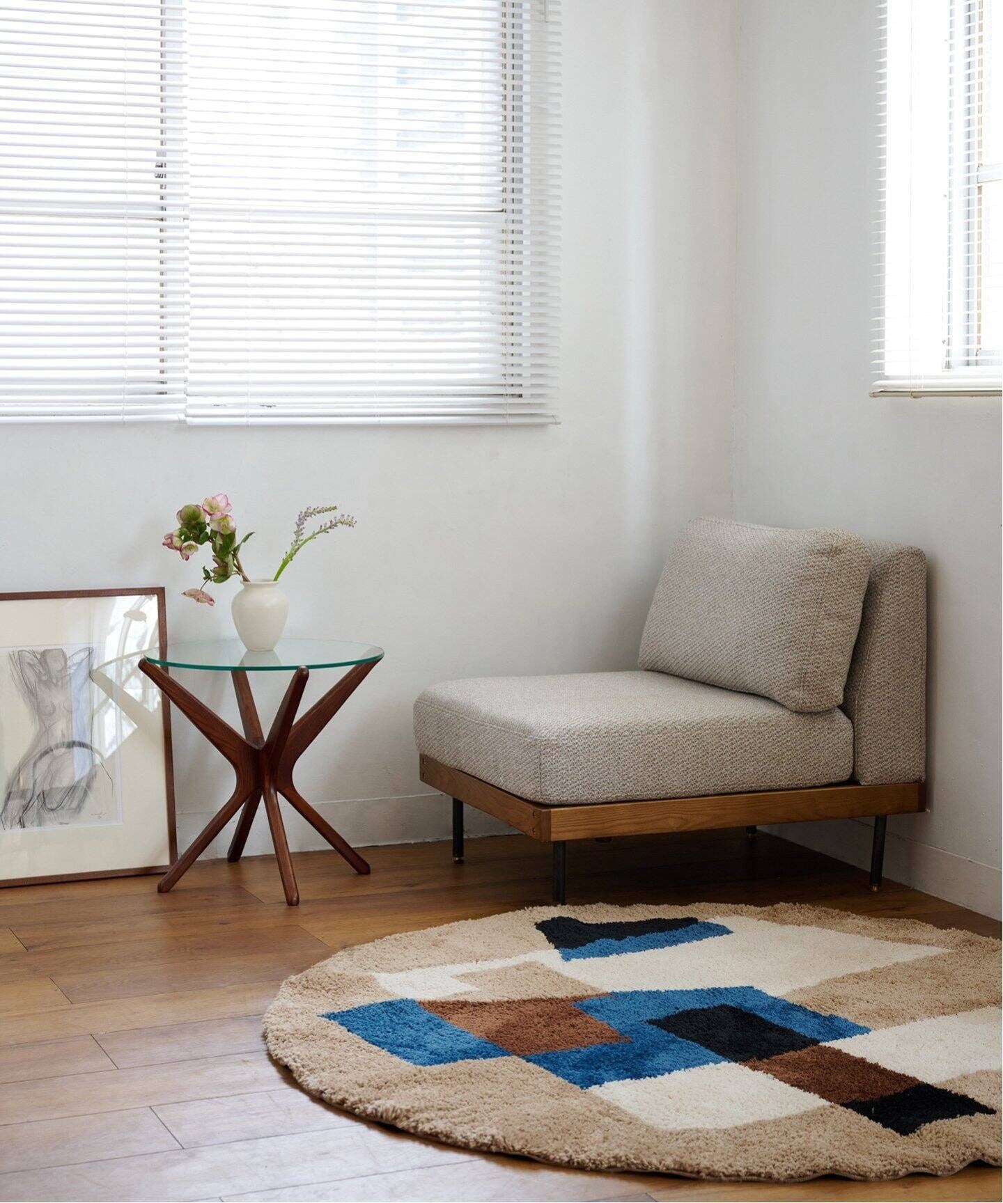 JOURNAL STANDARD FURNITURE(ジャーナルスタンダードファニチャー ) リルソファー 1P 2ND 25 アイボリー