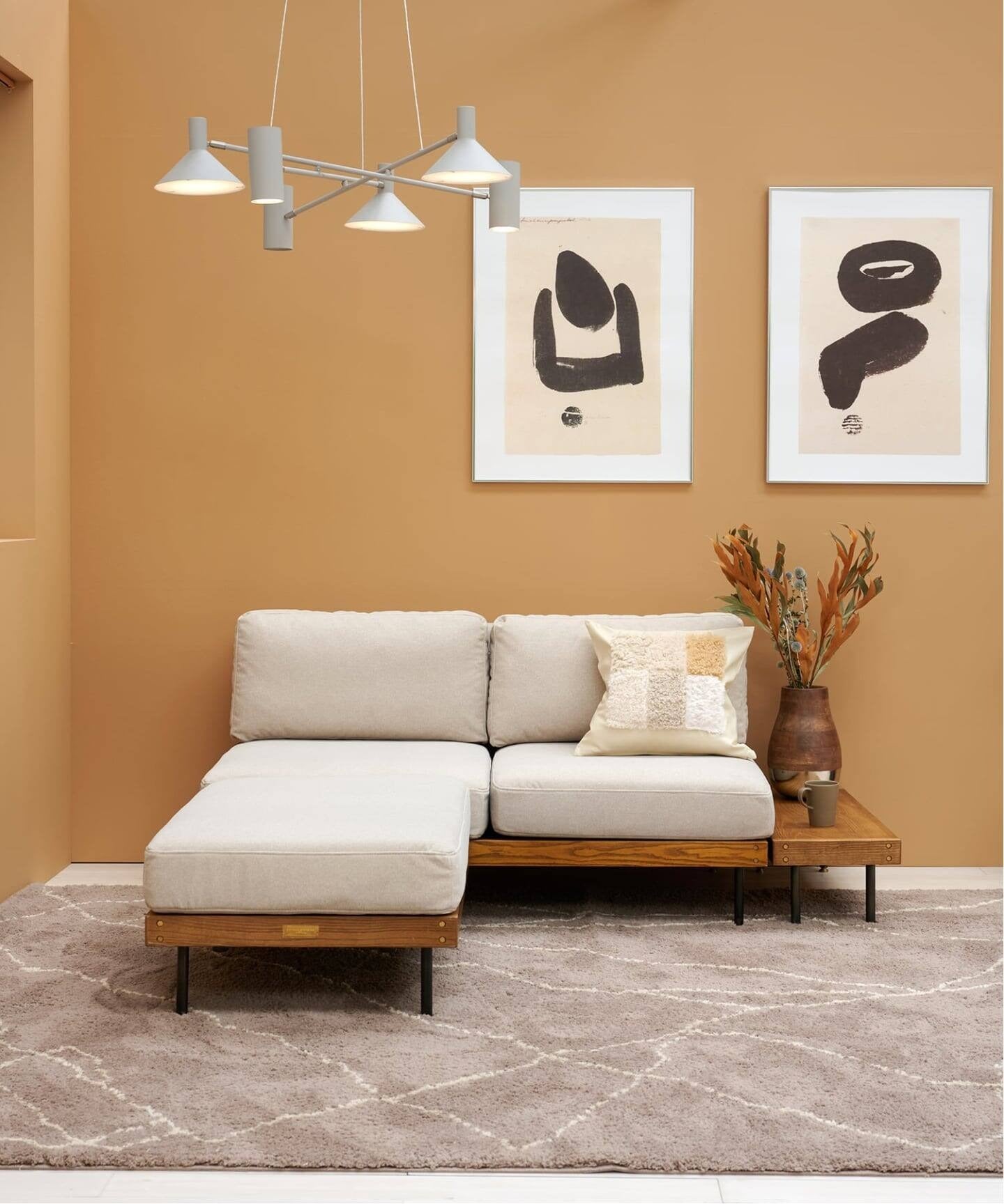 JOURNAL STANDARD FURNITURE(ジャーナルスタンダードファニチャー ) リル オットマン 25AW Fabric アイボリー
