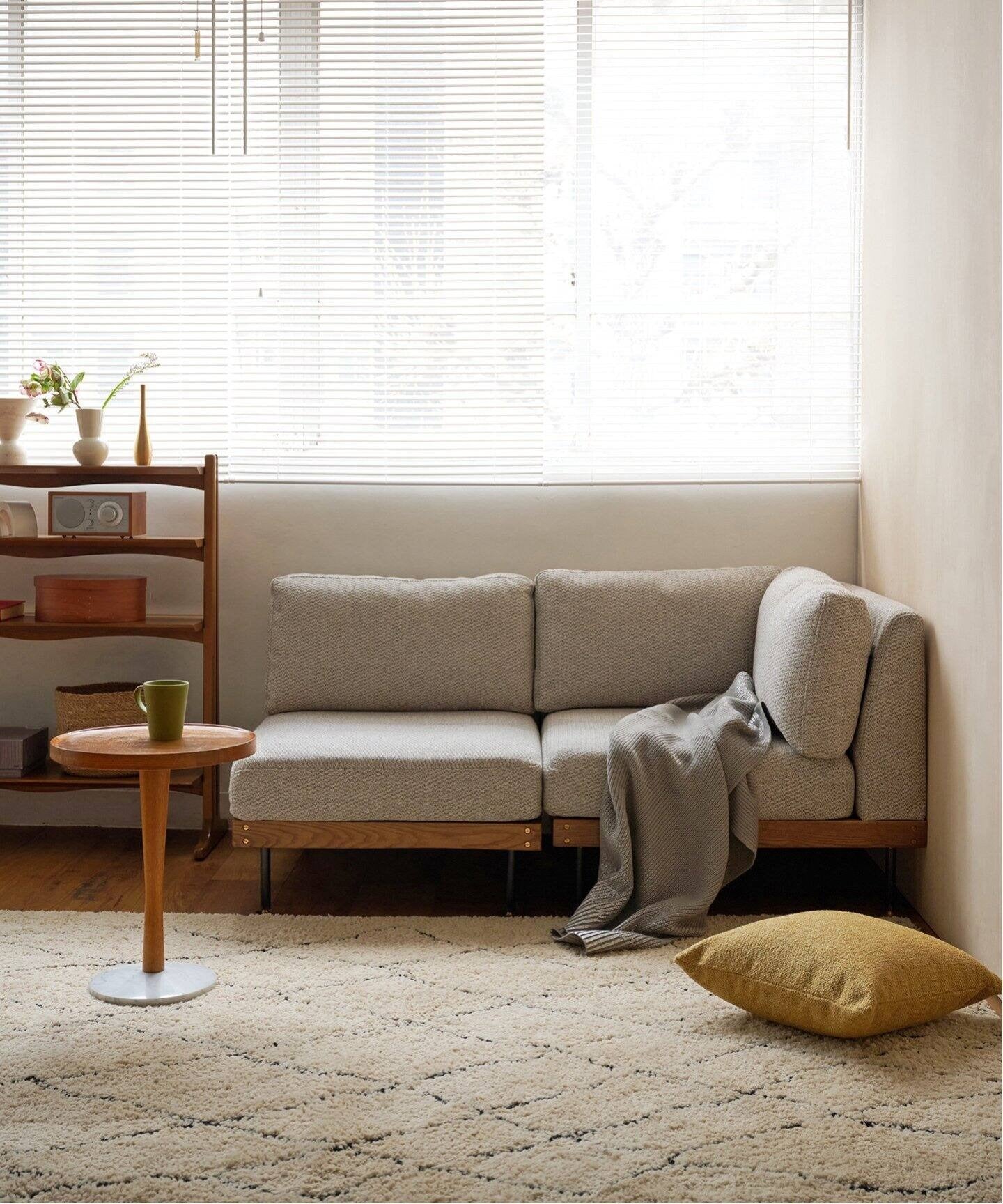 JOURNAL STANDARD FURNITURE(ジャーナルスタンダードファニチャー ) リルソファー 1P 2ND 25 アイボリー