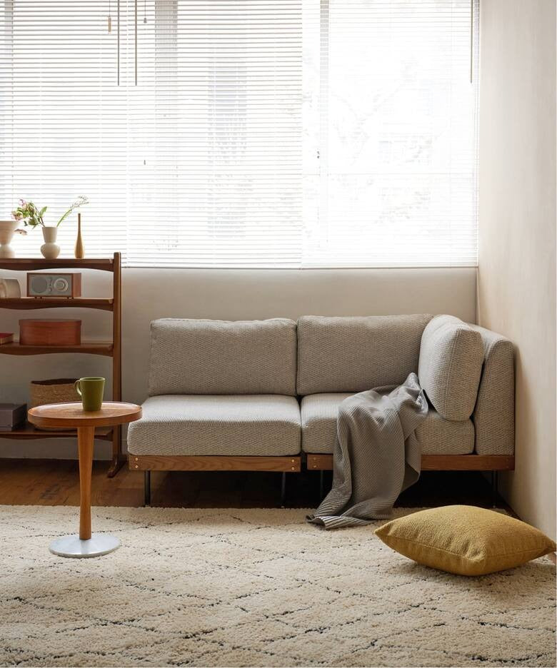 JOURNAL STANDARD FURNITURE(ジャーナルスタンダードファニチャー ) リルコーナーソファ 2ND 25 アイボリー