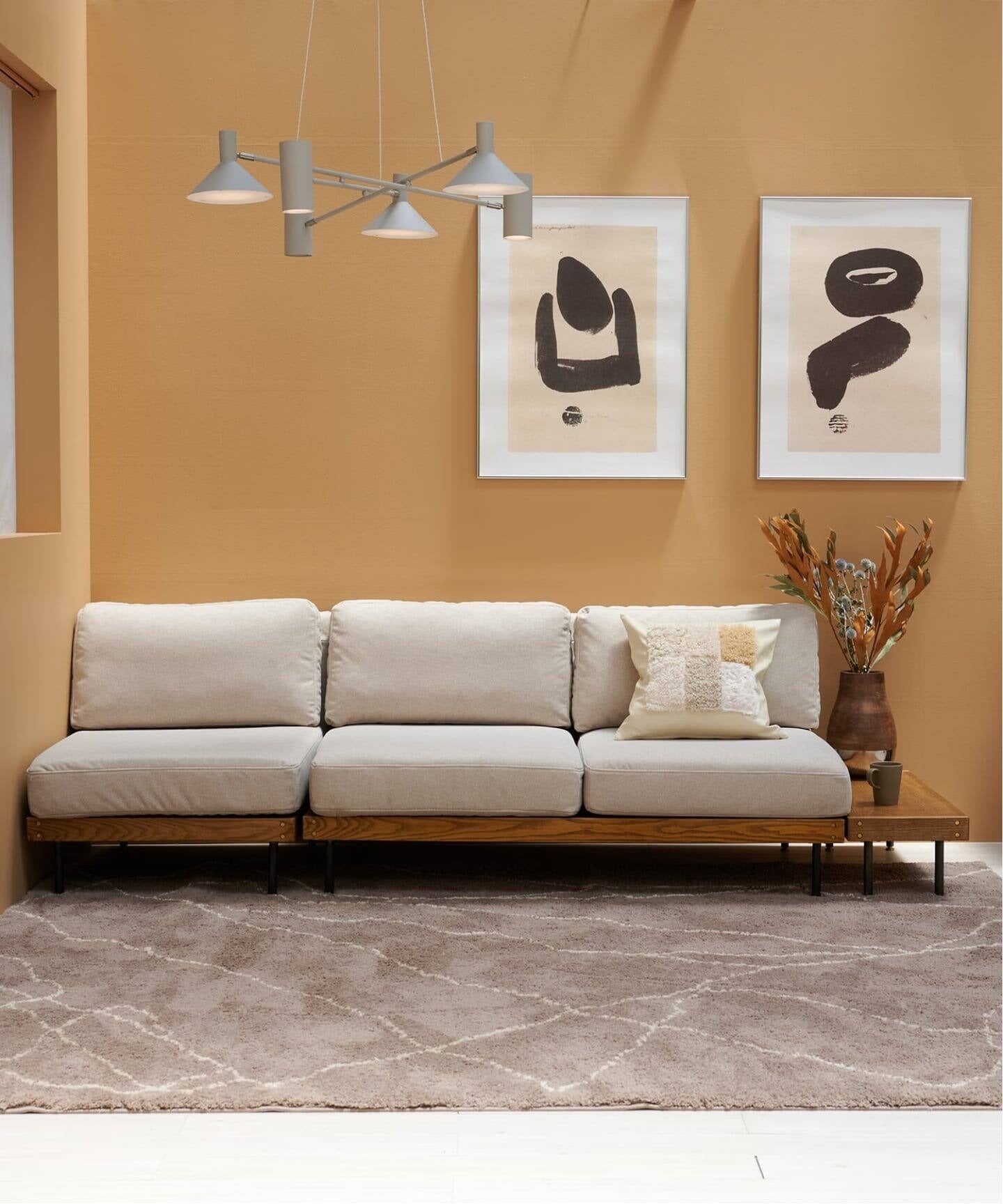 JOURNAL STANDARD FURNITURE(ジャーナルスタンダードファニチャー ) リルソファー 1P 25AW Fabric アイボリー