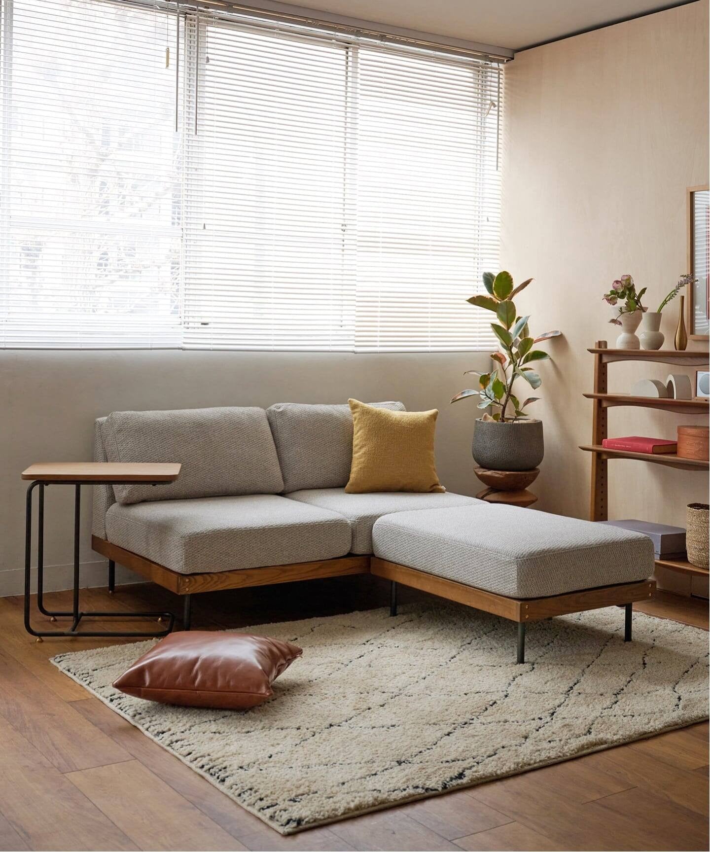 JOURNAL STANDARD FURNITURE(ジャーナルスタンダードファニチャー ) リルソファー 2P 2ND 25 アイボリー