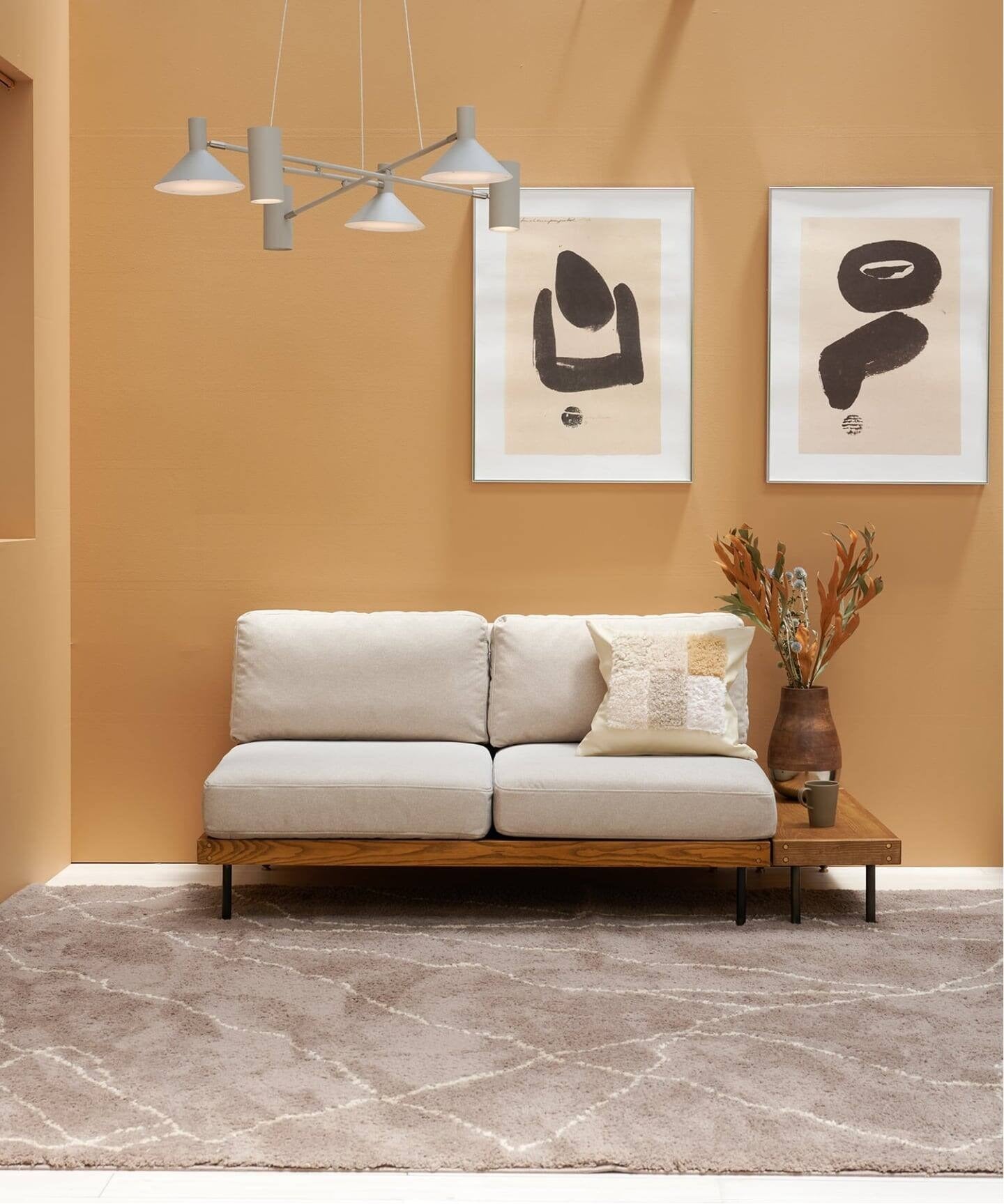 JOURNAL STANDARD FURNITURE(ジャーナルスタンダードファニチャー ) リルソファー 2P 25AW Fabric アイボリー