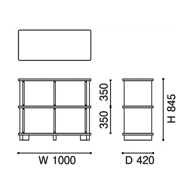 カリモクニュースタンダード プロップサイドボード100