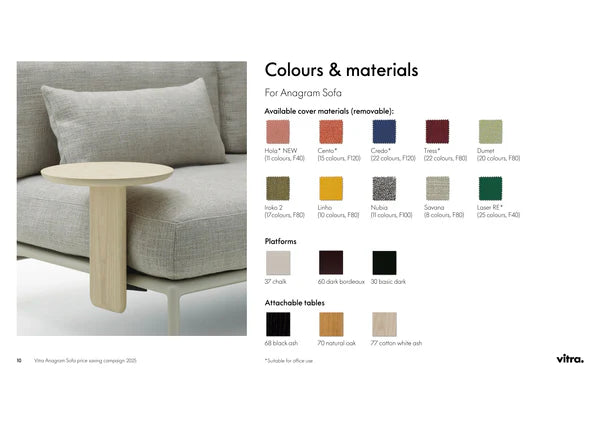 Vitra(ヴィトラ) Anagram Sofa 3-seater(アナグラムソファ3シーター)