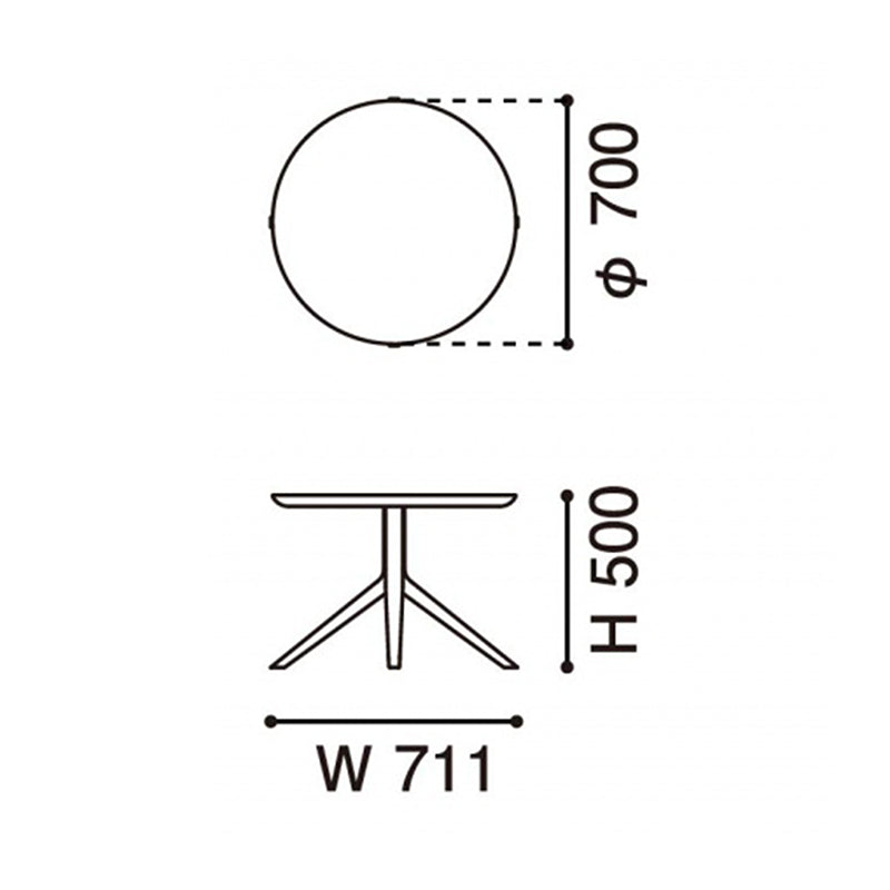 カリモクニュースタンダード スカウト ビストロ ローテーブル