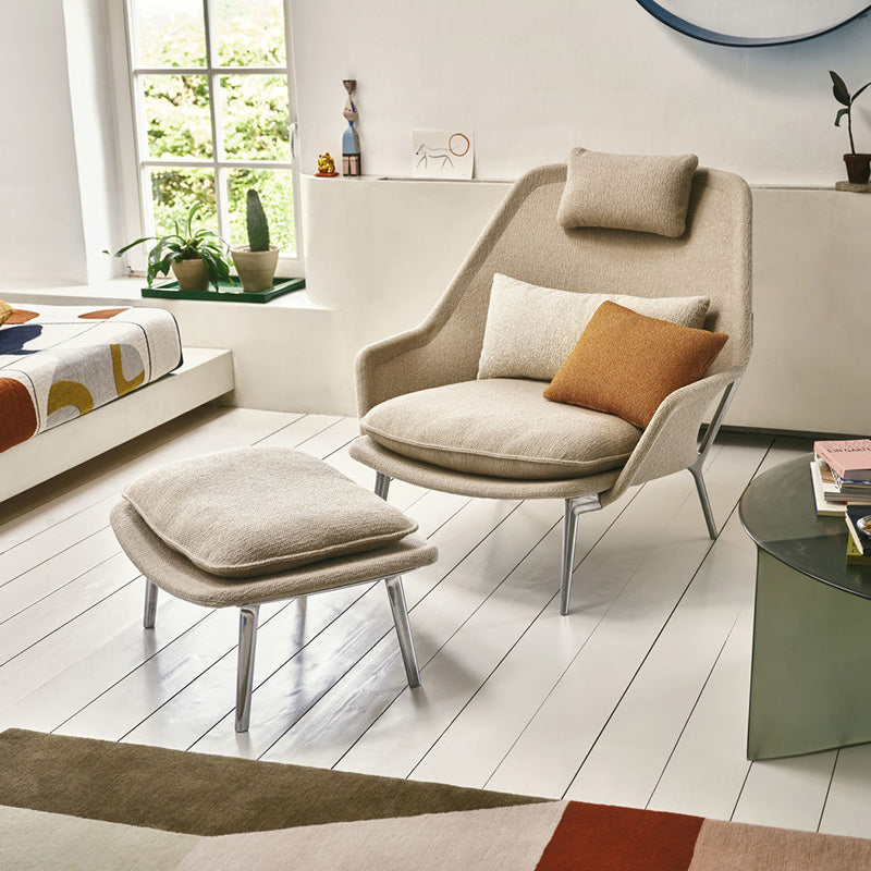 Vitra(ヴィトラ) スローチェア単体 (ファブリック) バックレストクッション2個付き