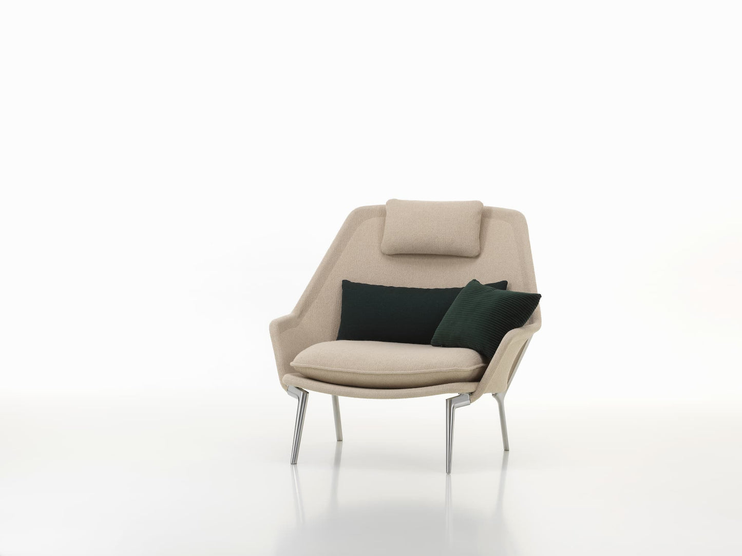Vitra(ヴィトラ) スローチェア単体 (ファブリック) バックレストクッション2個付き