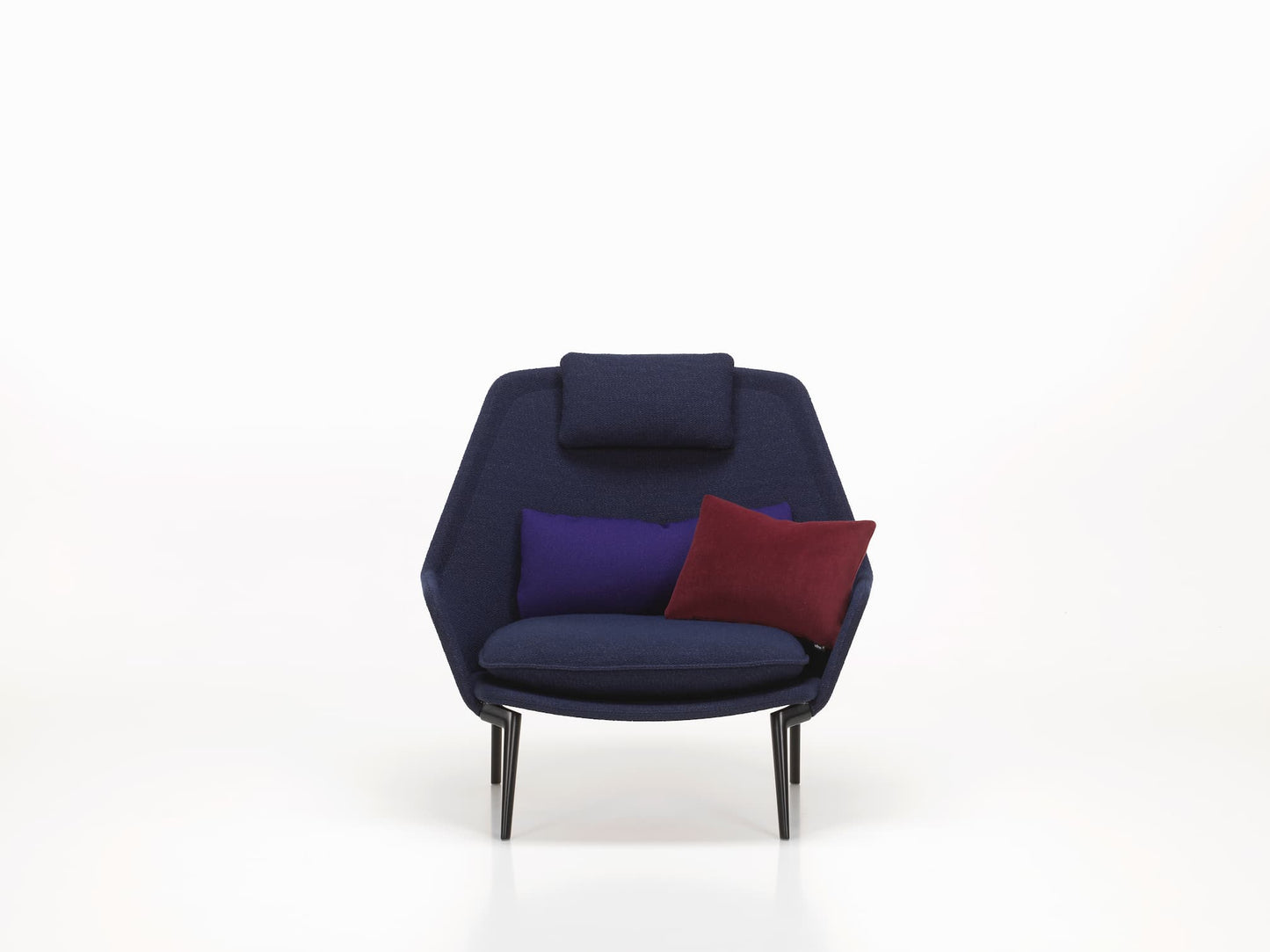 Vitra(ヴィトラ) スローチェア単体 (ファブリック) バックレストクッション2個付き