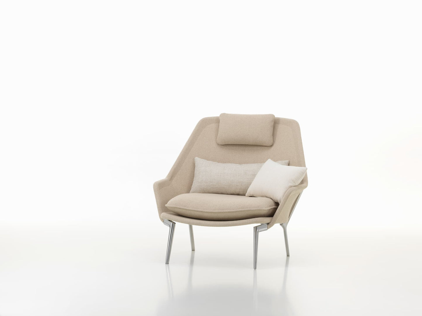 Vitra(ヴィトラ) スローチェア単体 (ファブリック) バックレストクッション2個付き