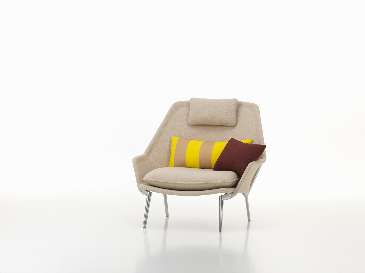 Vitra(ヴィトラ) スローチェア単体 (ファブリック) バックレストクッション2個付き