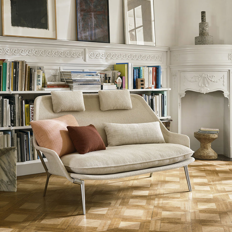 Vitra(ヴィトラ) スローソファ(ファブリック) バックレストクッション3個付き