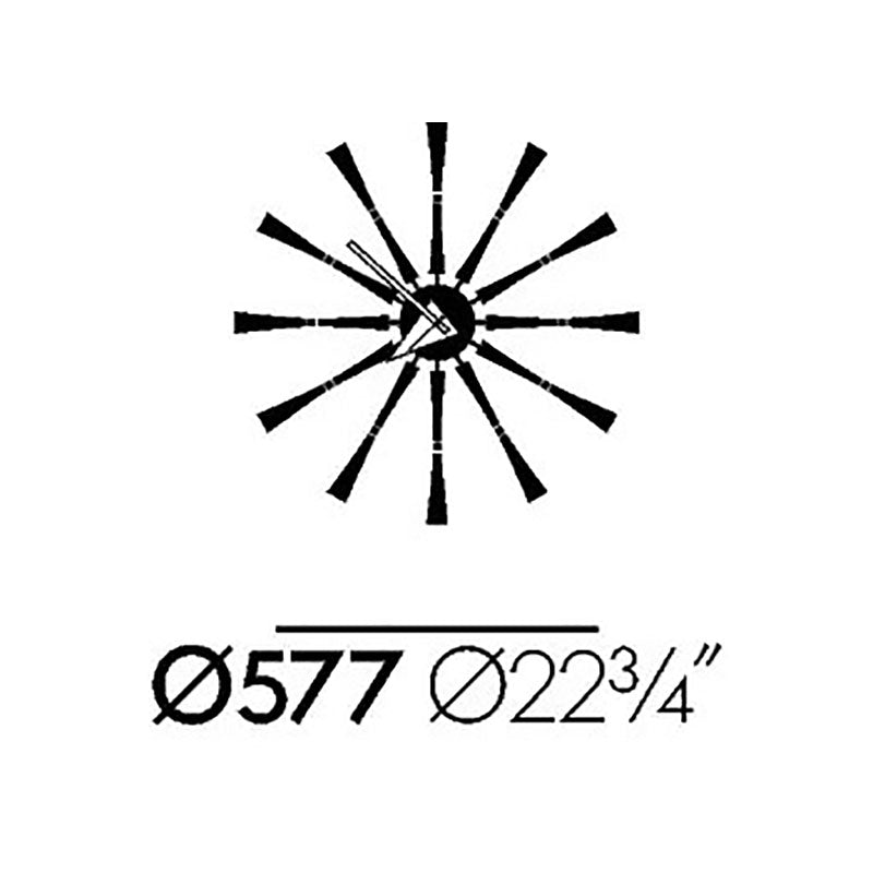 Vitra(ヴィトラ) Spindle Clock(スピンドル クロック)