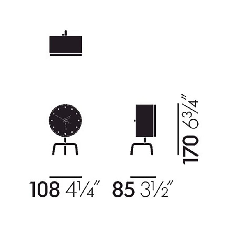 Vitra(ヴィトラ) Tripod Clock(トライポッド クロック)