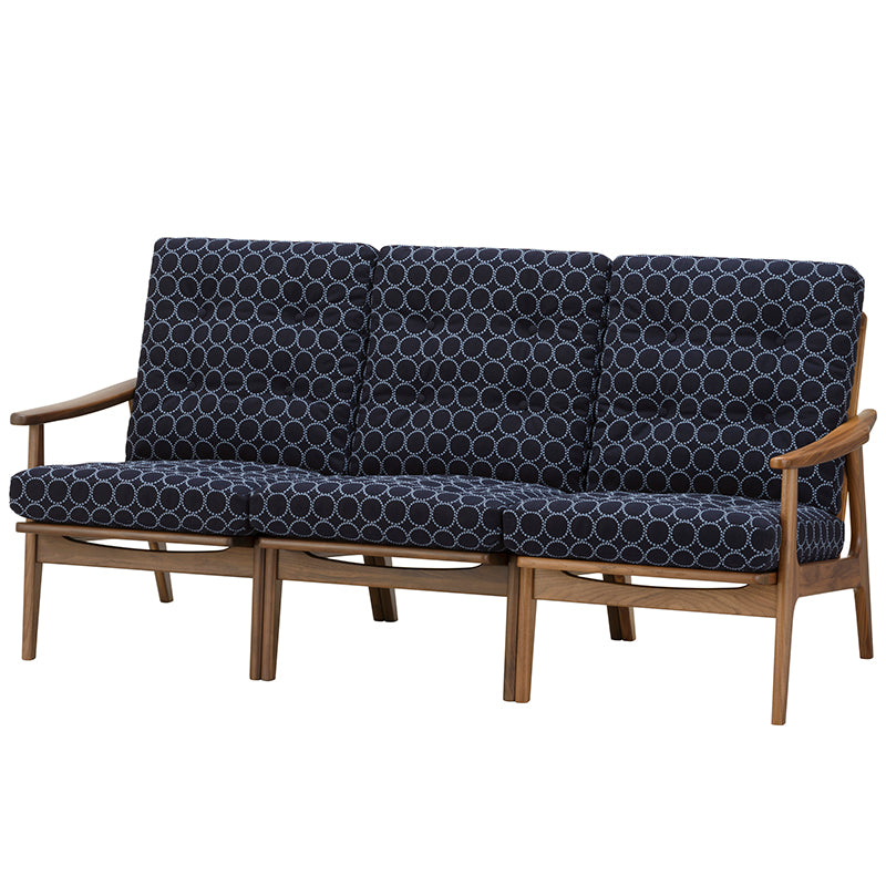 マルニ60 フレームチェア ハイバック3シーター(ウォールナット/ハイバック/通常幅)