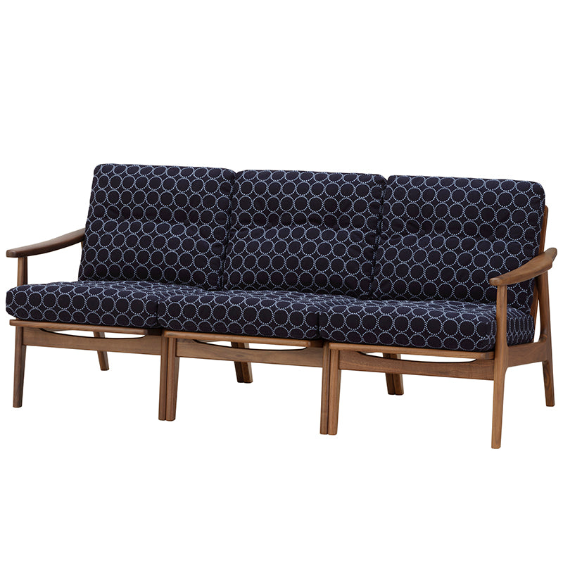 マルニ60 フレームチェア 3シーター(ウォールナット/ローバック/通常幅)