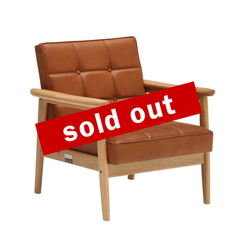 ●初代本革Kチェア カリモク60+カリモク Kチェア1シーター ヴォルテライトブラウン