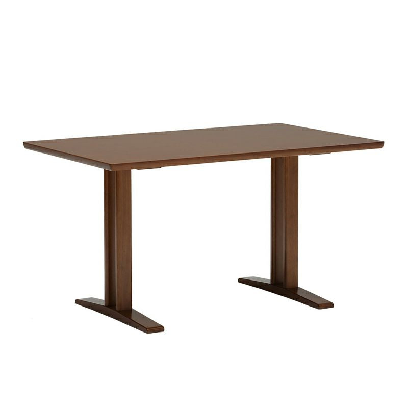 カリモク60+ ダイニングテーブルT(2本脚)1300(ウォールナット色塗装)