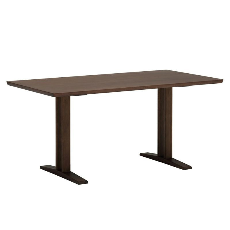 カリモク60+ ダイニングテーブルT(2本脚)1500(モカブラウン色塗装)